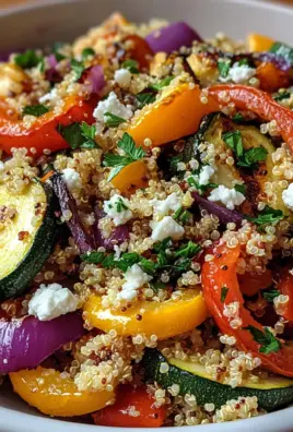 "Amazing Quinoa Salad with Roasted Vegetables in Just 30 Minutes"