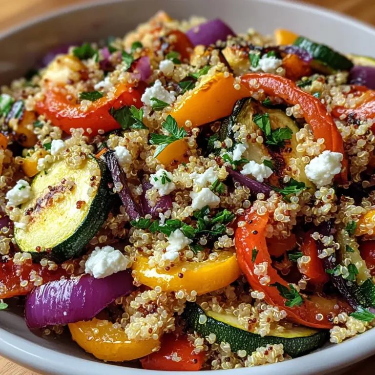 "Amazing Quinoa Salad with Roasted Vegetables in Just 30 Minutes"