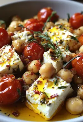 Baked Feta Chickpeas Recipe