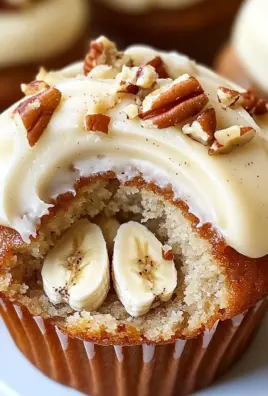 Banana Cinnamon Pecan Cupcakes with Cream Cheese Frosting