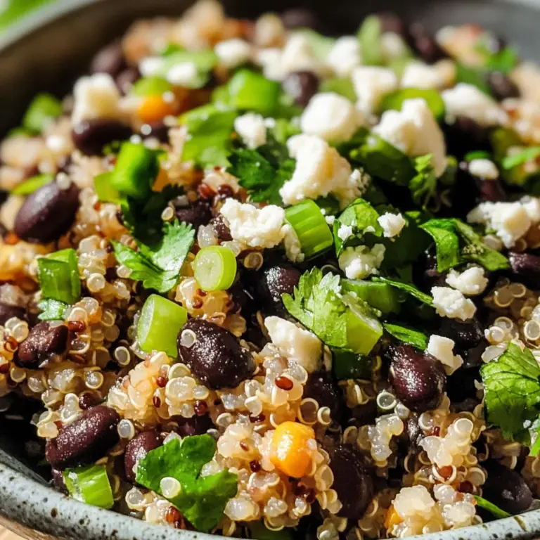 Black Bean Quinoa Salad Recipe