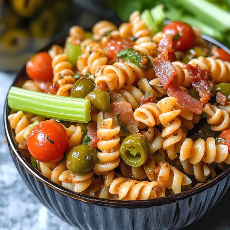 Bloody Mary Pasta Salad