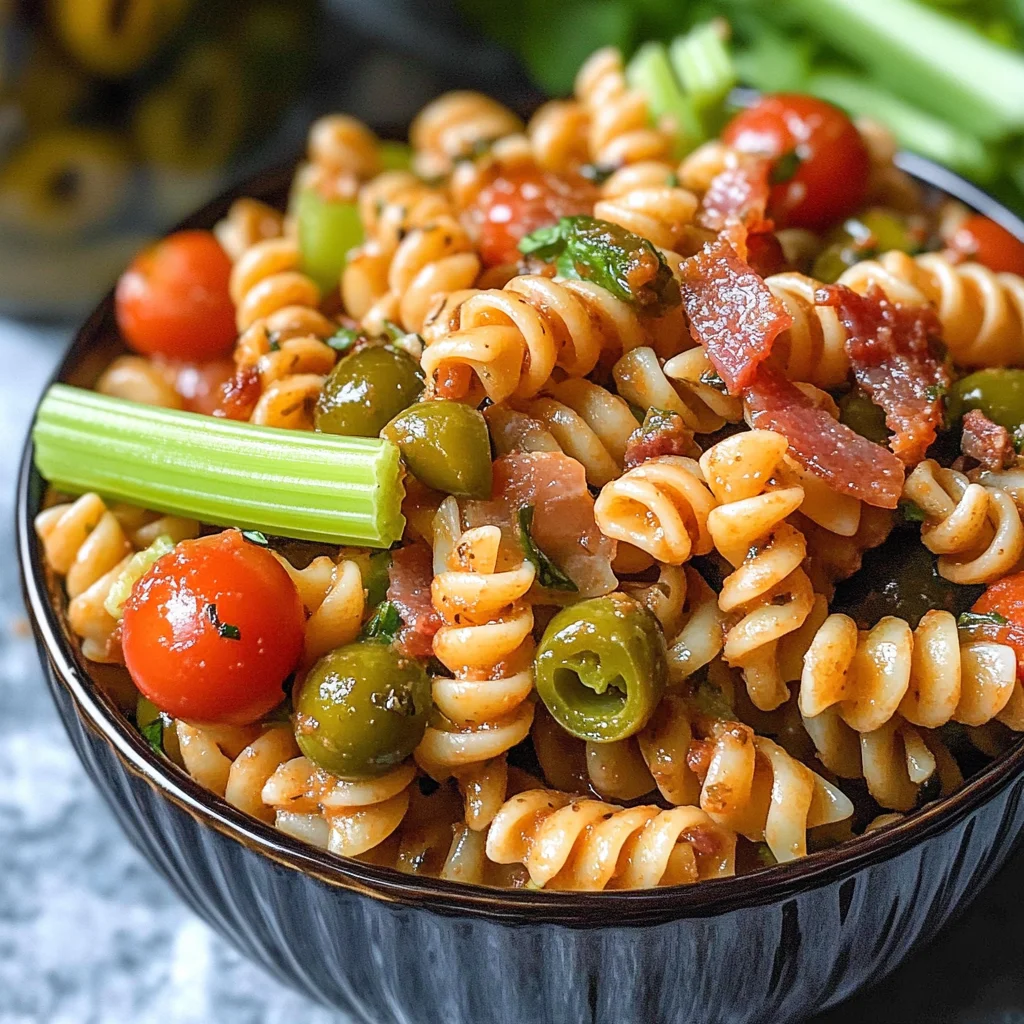 Bloody Mary Pasta Salad