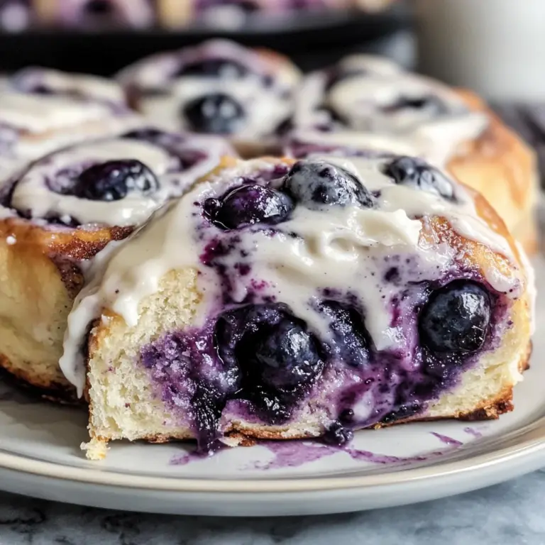 Blueberry Cinnamon Rolls