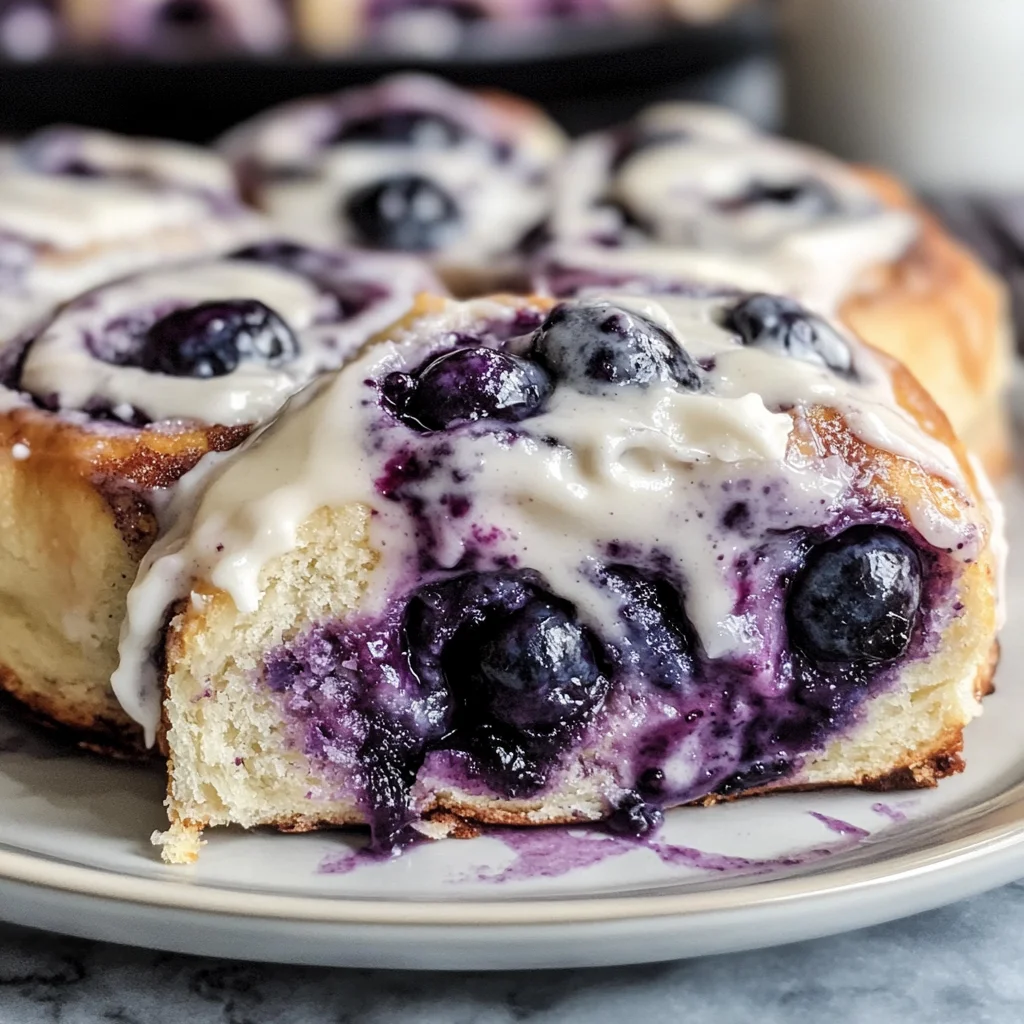 Blueberry Cinnamon Rolls