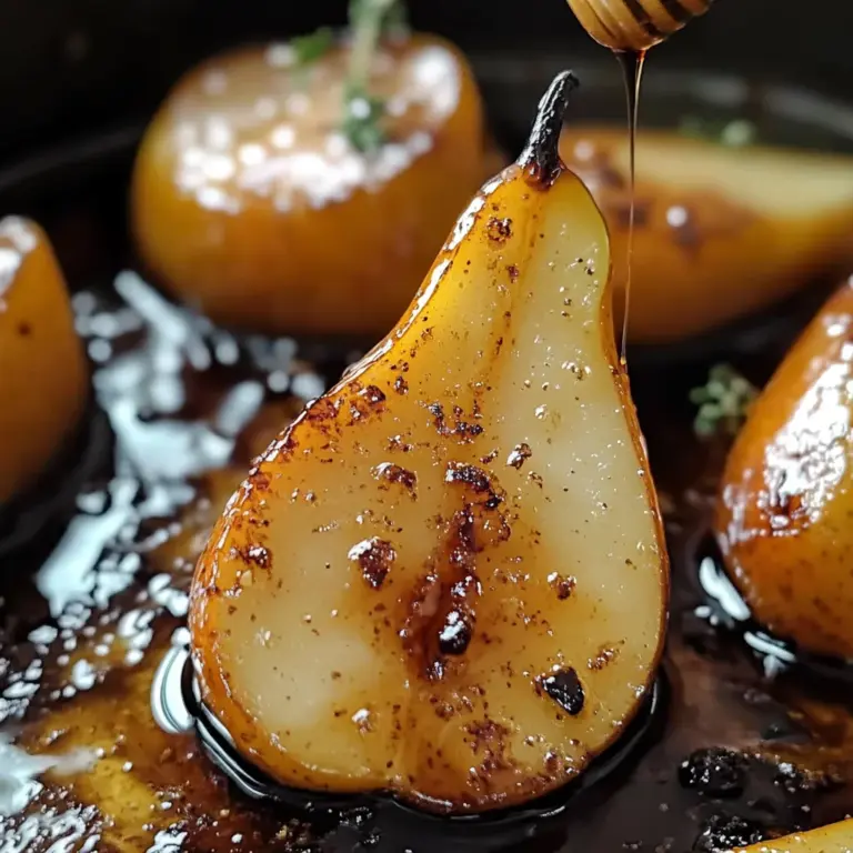 Buttery Roasted Pears - apple vinegarandcookie