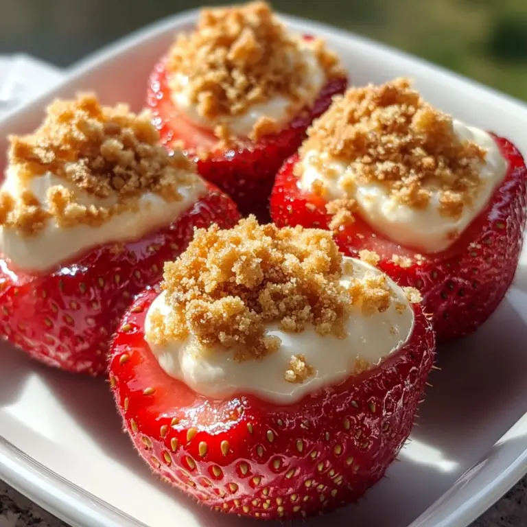 Cheesecake Deviled Strawberries: A Delightful No-Bake Treat!