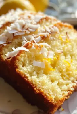 Coconut Lemon Loaf Cake