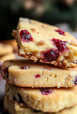 Cranberry Shortbread Cookies
