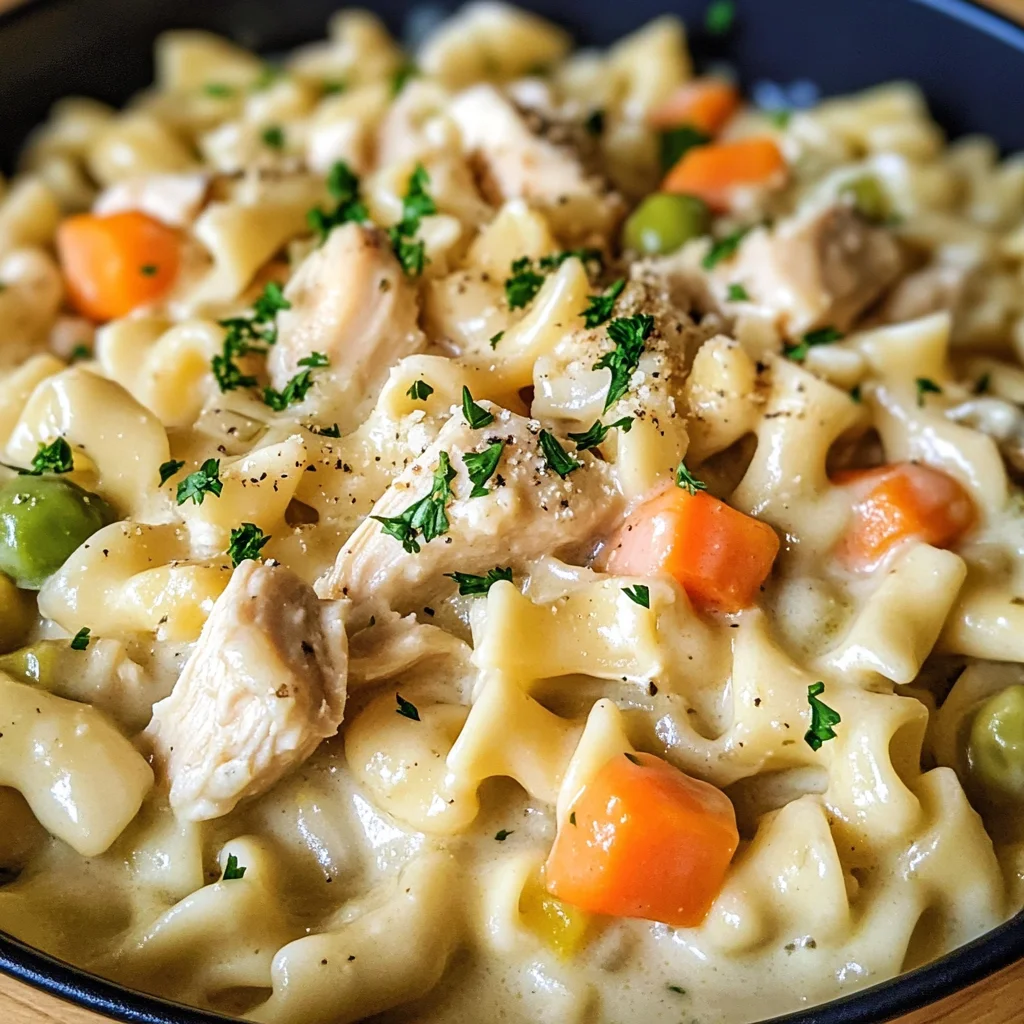 Creamy Chicken Pot Pie Pasta