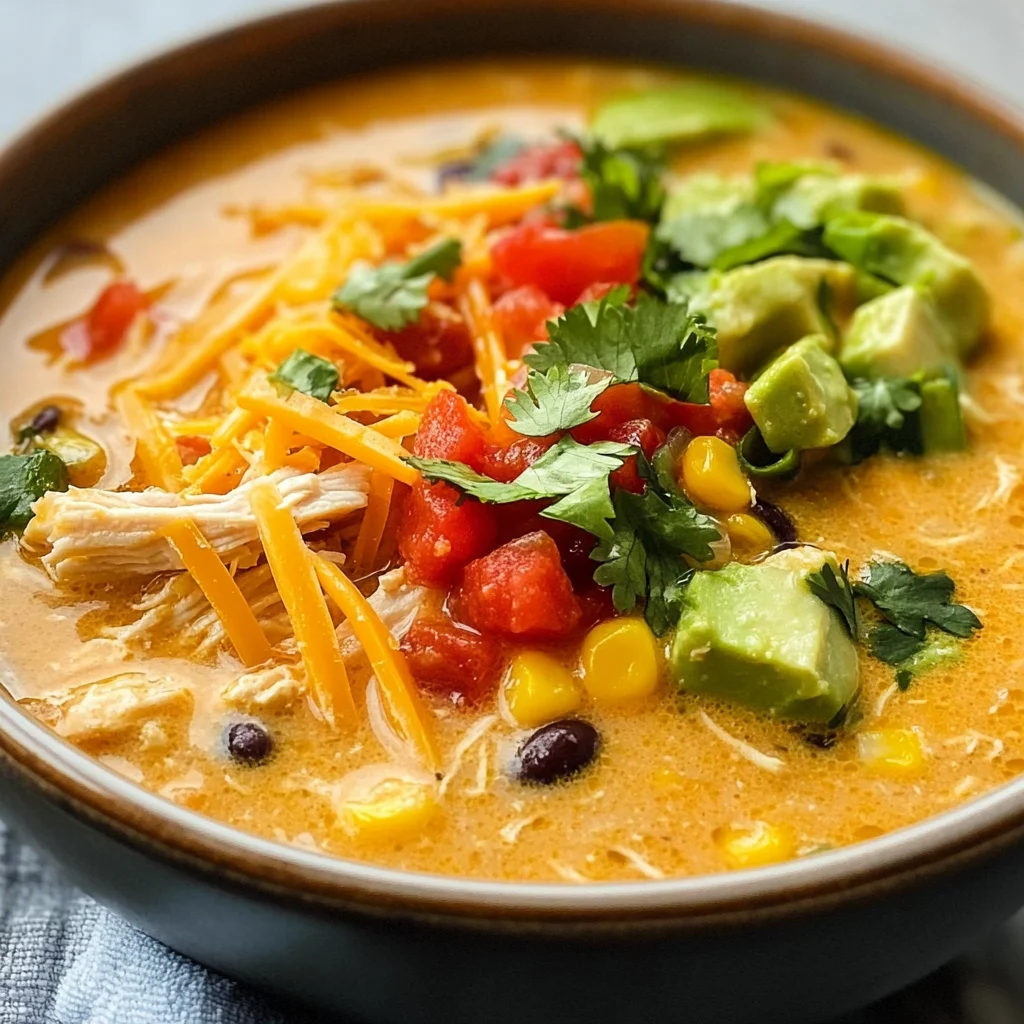 Creamy Chicken Tortilla Soup