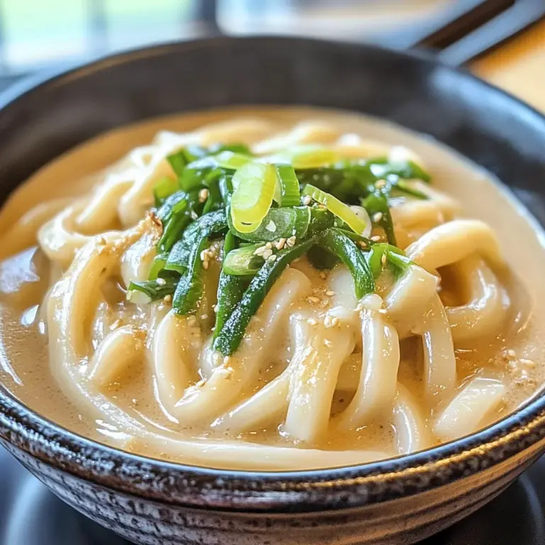 Creamy Miso Udon