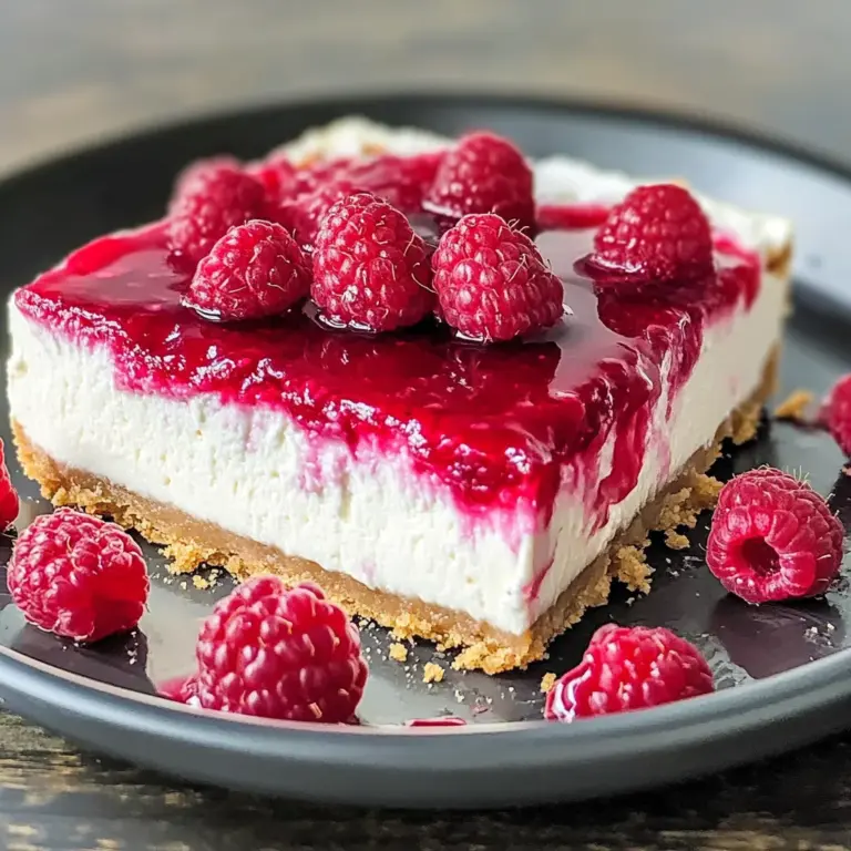 Creamy Raspberry Cheesecake
