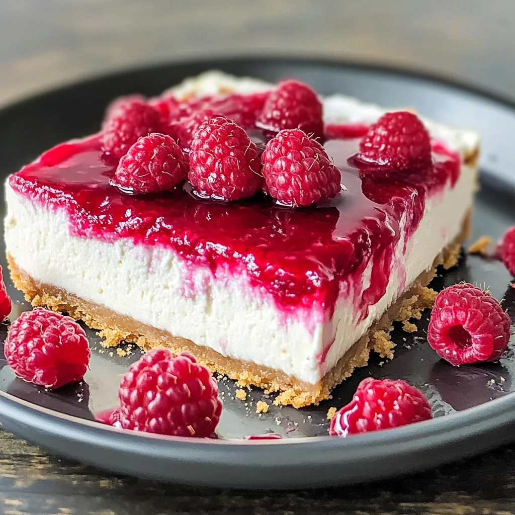 Creamy Raspberry Cheesecake