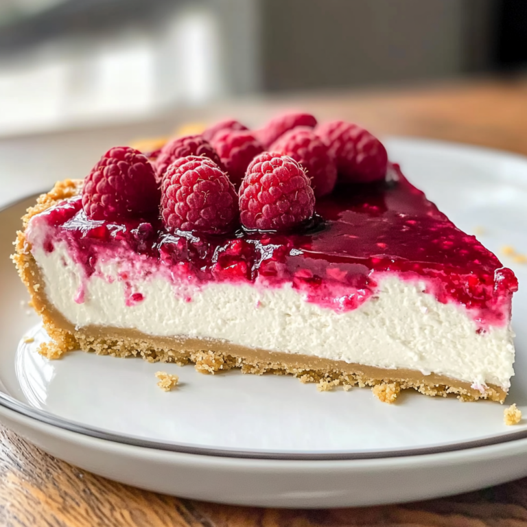 Creamy Raspberry Cheesecake