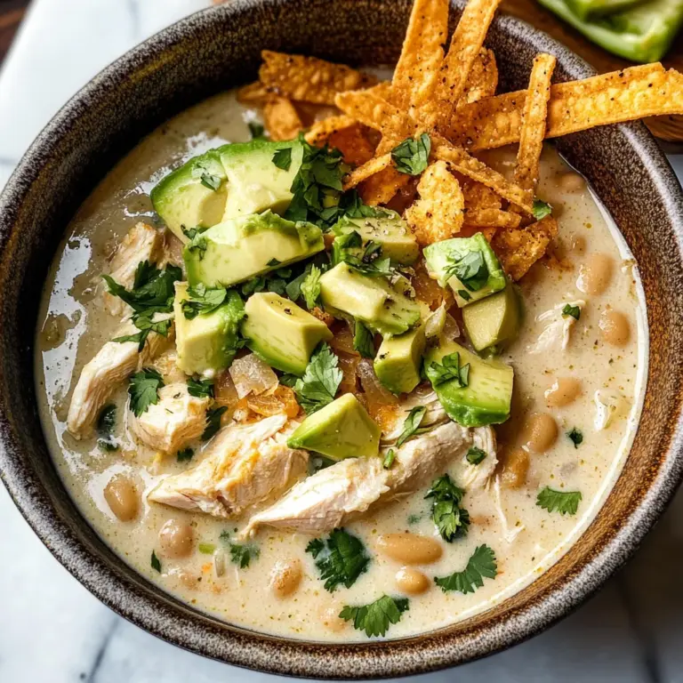 Creamy White Chicken Chili