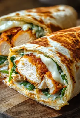Crispy Air Fryer Chicken & Mozzarella Wraps