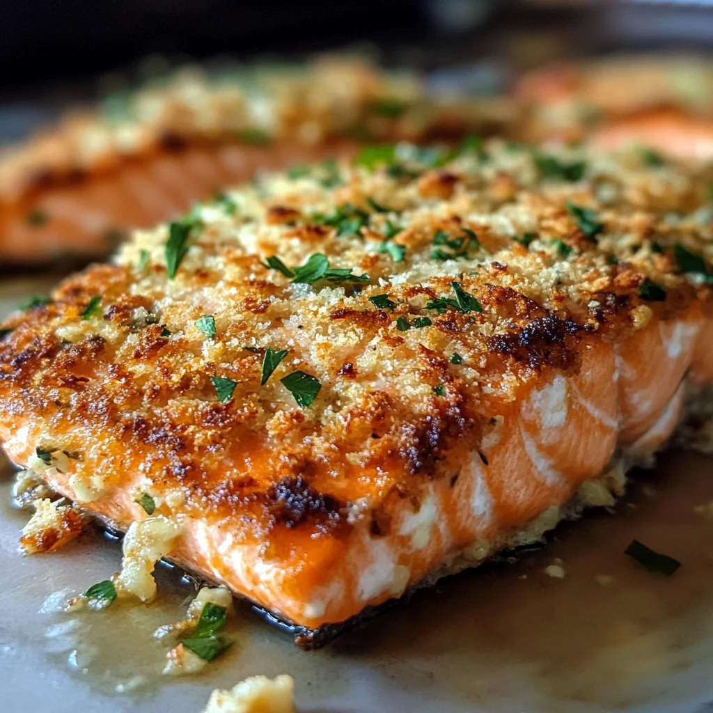 Crispy Parmesan Crusted Baked Salmon: 1 amazing dish