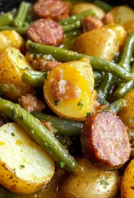 Crock Pot Swamp Potatoes with Sausage & Veggies