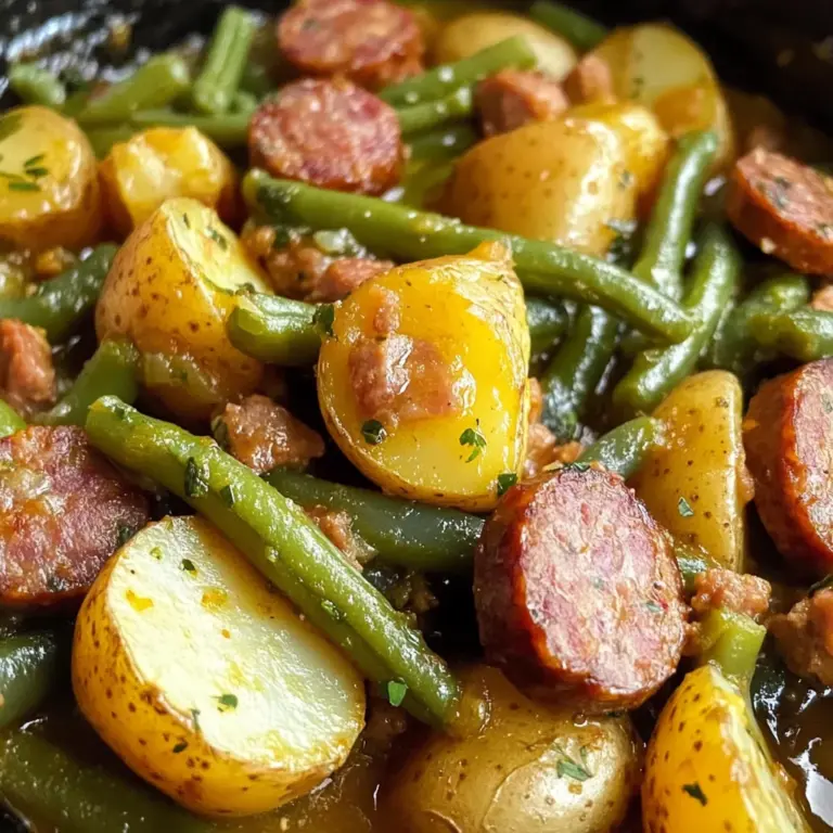 Crock Pot Swamp Potatoes with Sausage & Veggies