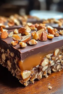 Decadent Caramel Chocolate Crunch Bars: A Sweet Indulgence