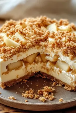 Delicious Apple Crumble Cheesecake for Cozy Fall Evenings