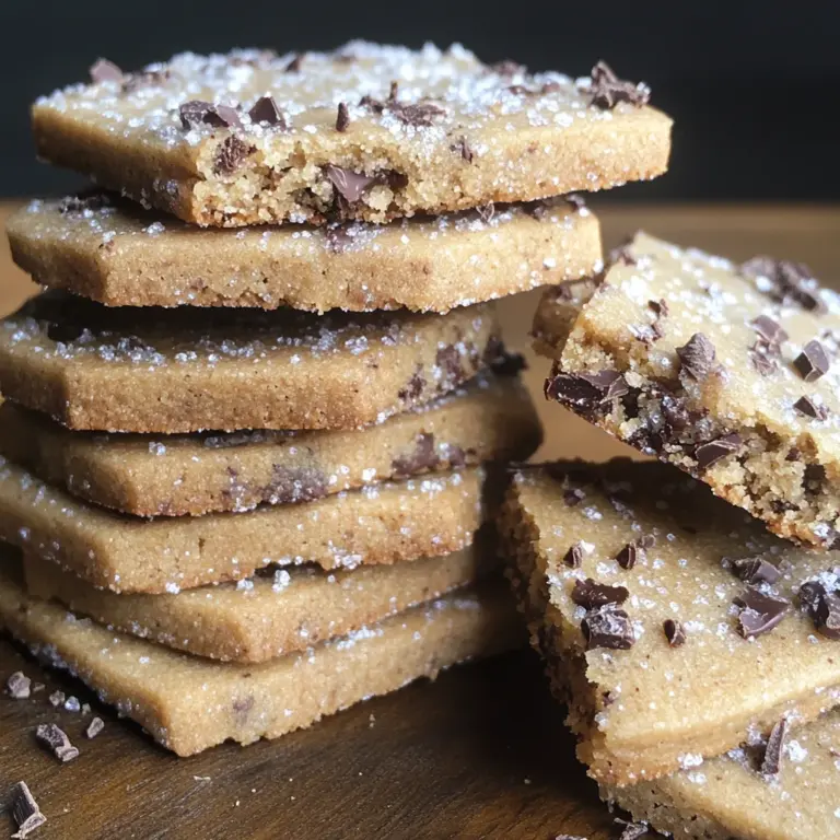 Espresso Shortbread Cookies