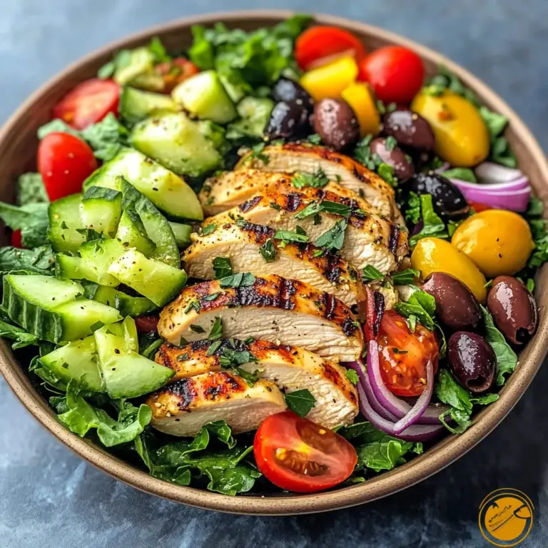 Flavorful Mediterranean Chicken Salad