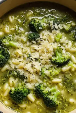 Garlic Italian Broccoli Soup - Alrightwithme