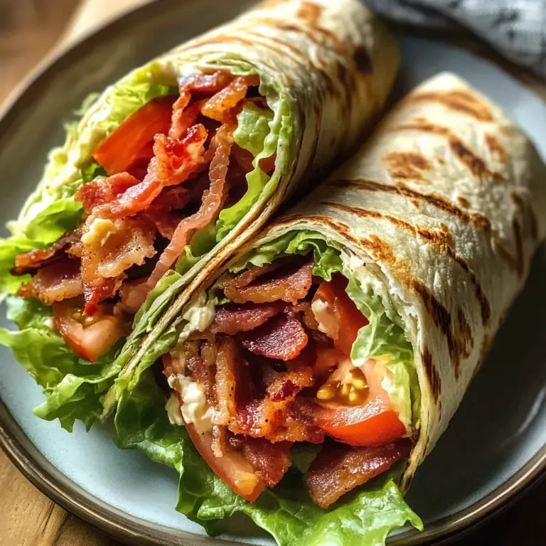 Gourmet BLT Wraps with Secret Sauce