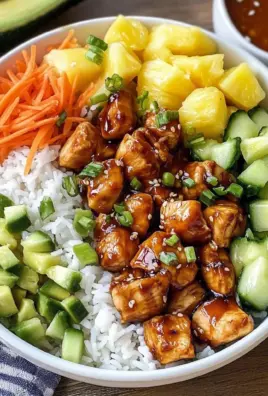 Hawaiian Chicken Poke Bowl