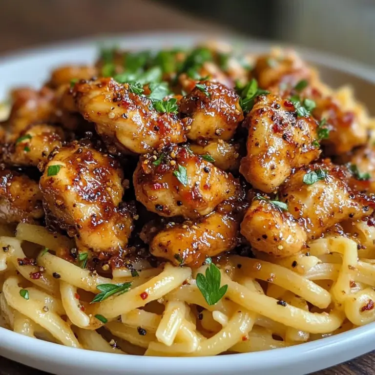 Honey Pepper Chicken Pasta
