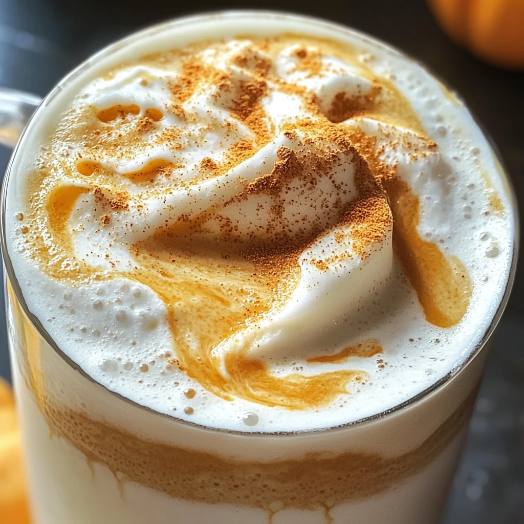 Iced Pumpkin Cream Chai Tea Latte