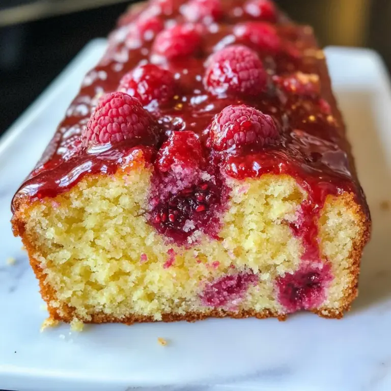 Lemon Raspberry Loaf