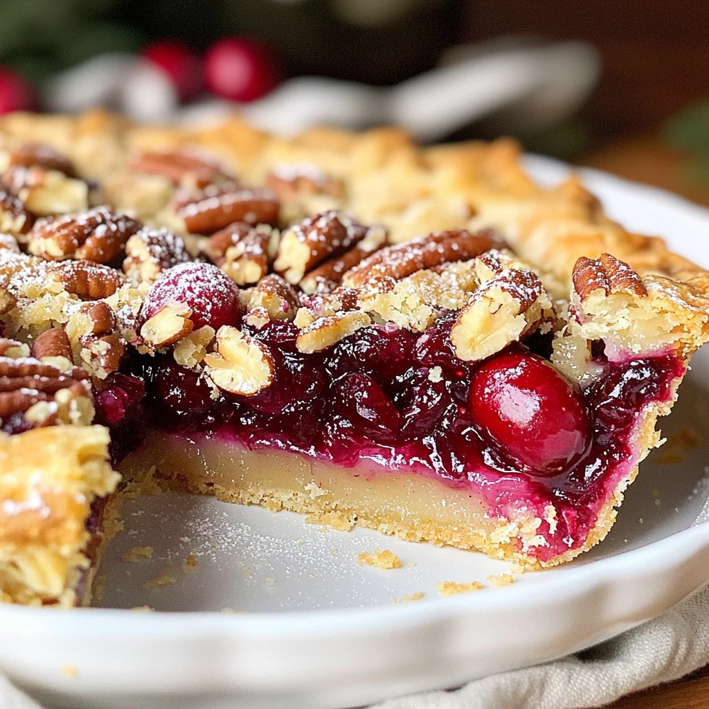 Nantucket Holiday Cranberry Pie