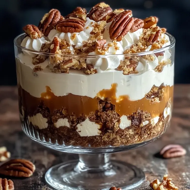 Pecan Pie Cheesecake Trifle