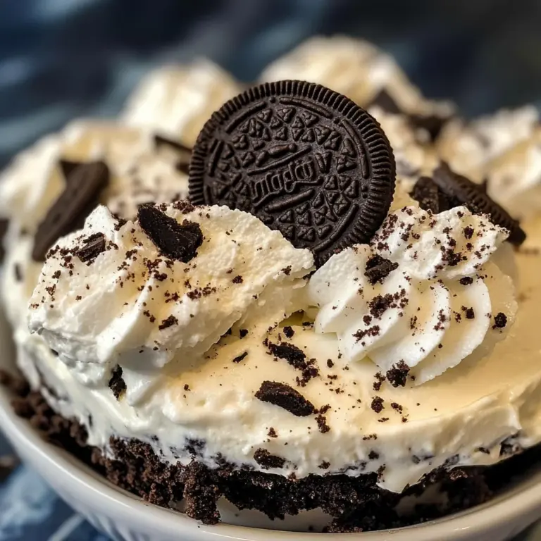Protein Oreo Cheesecake Dessert