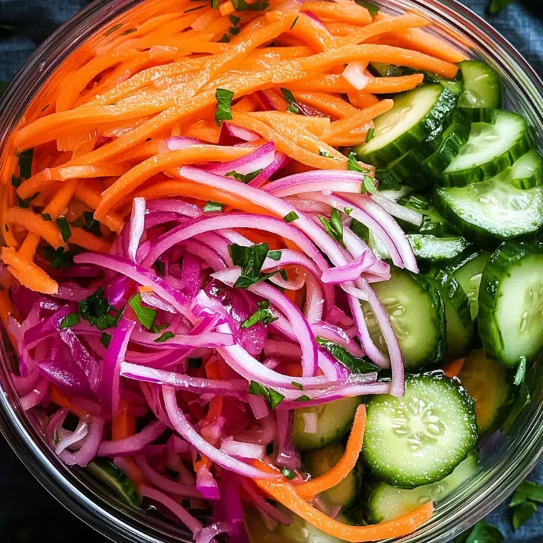 Quick Fridge Pickled Vegetables