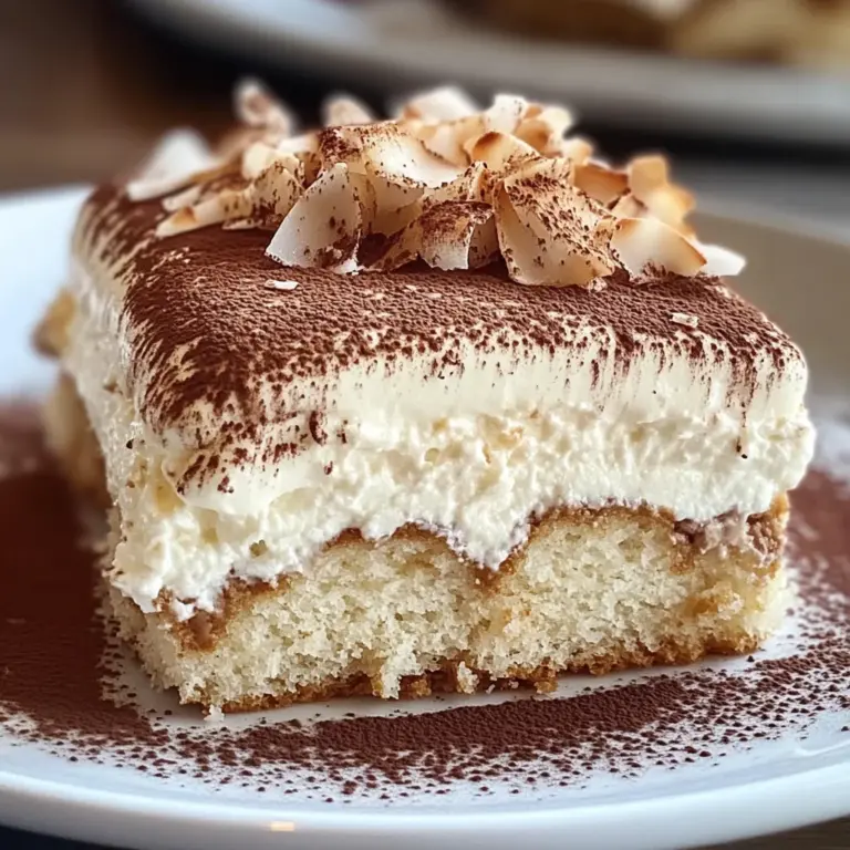 Raffaello Coconut Tiramisu