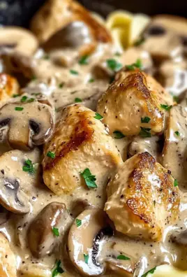 Rich Chicken Stroganoff - Alrightwithme