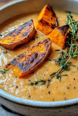 Roasted Italian Sweet Potato Soup