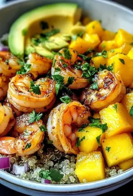 Shrimp Avocado Mango Bowls