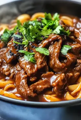 Slow Cooker Korean Beef Noodles Recipe