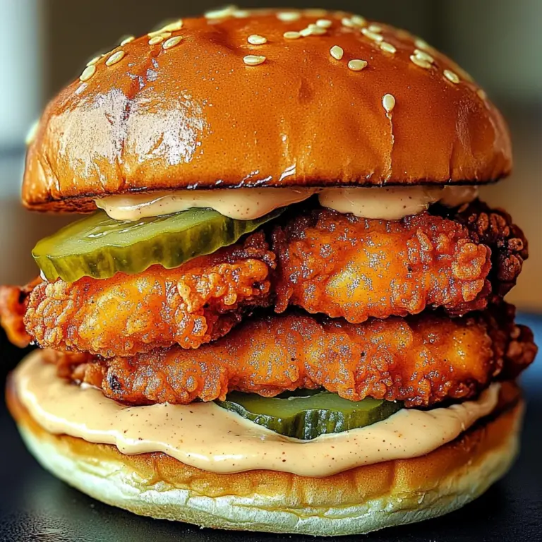 Spicy Chicken Sandwich with Creamy Homemade Sauce