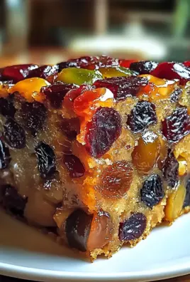 Traditional Rum-Soaked Fruit Cake