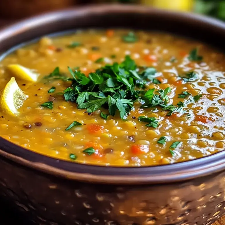 Turkish Lentil Soup Recipe