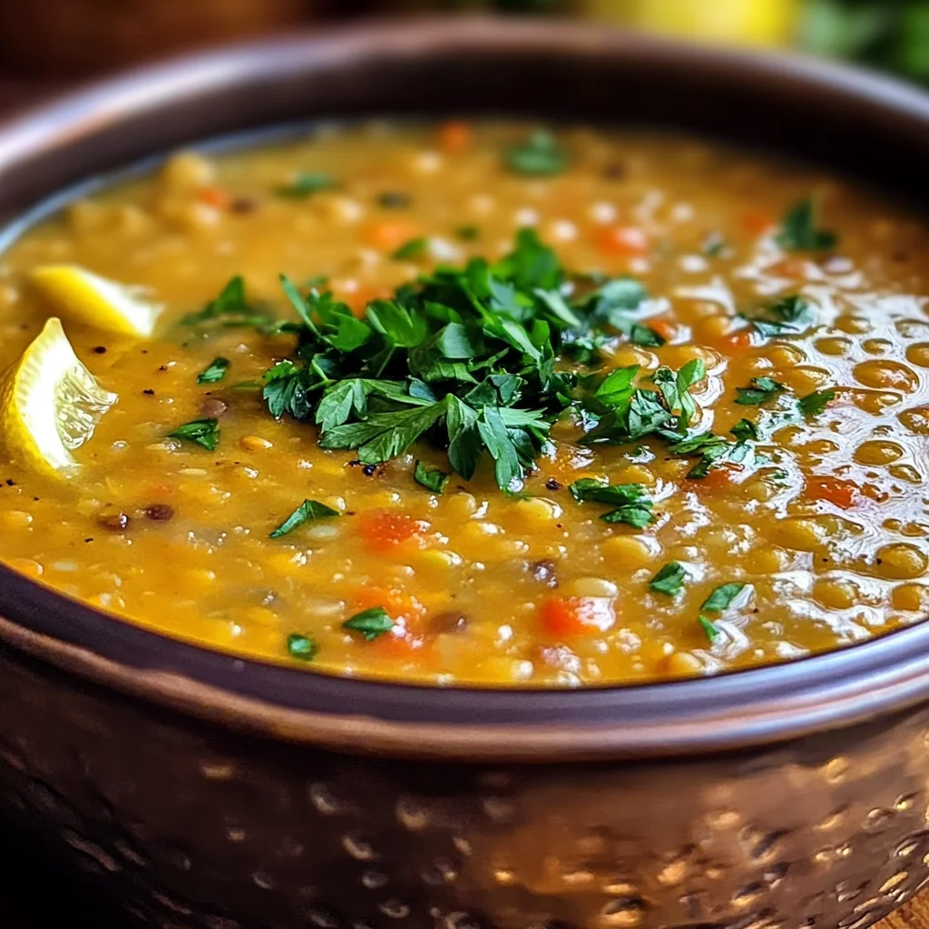 Turkish Lentil Soup Recipe