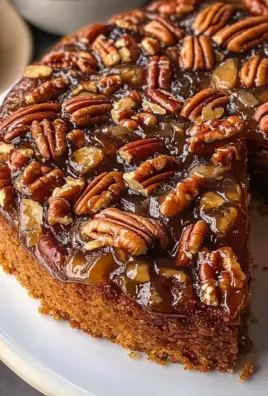 Vegan Pecan Upside Down Cake