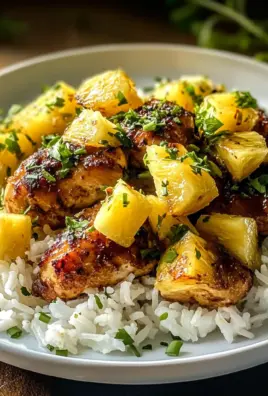 30 Minute Pineapple Chicken with Coconut Rice
