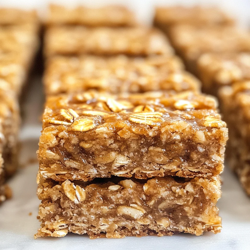3 Ingredient Apple Oatmeal Bars
